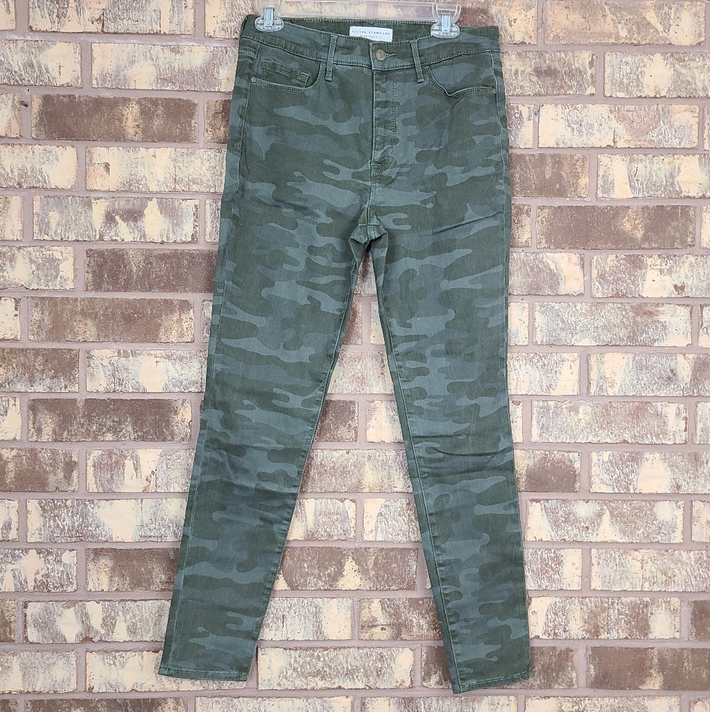 Sanctuary By Social Standard High Rise Skinny Camo